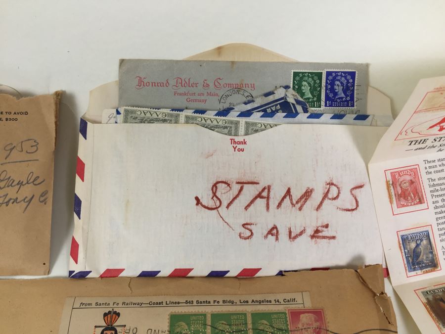 Various Stamps (Mostly Postmarked) From Stamp Collection [Photo 3]