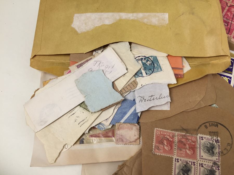 Various Stamps (Mostly Postmarked) From Stamp Collection [Photo 11]