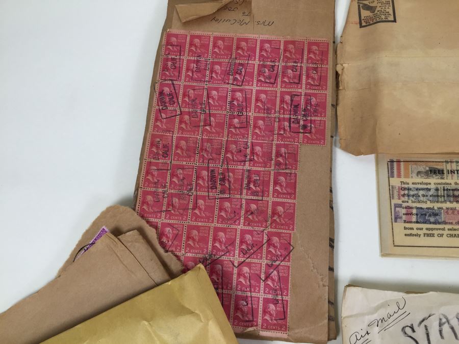 Various Stamps (Mostly Postmarked) From Stamp Collection [Photo 10]