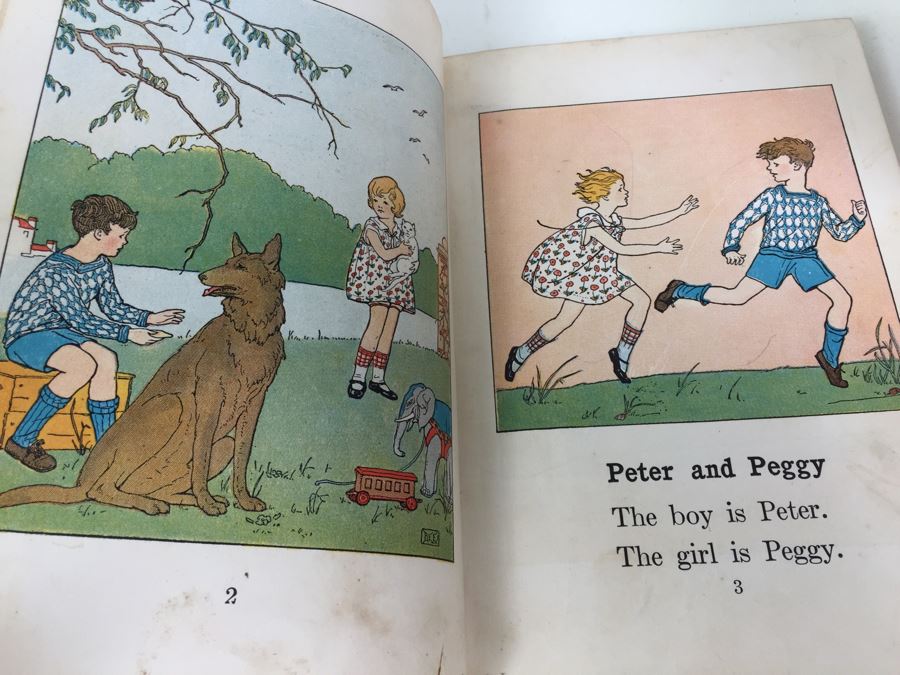 Peter And Peggy Kids Book Gates And Huber 1932 [Photo 3]