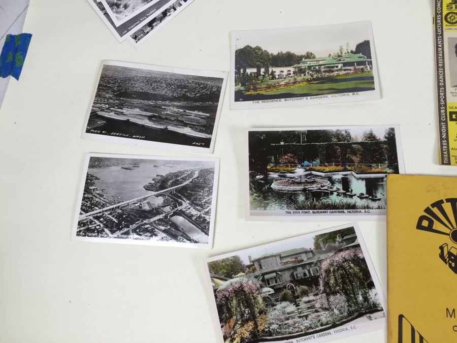 Vintage Collection Of Maps, Tourist Guides, Postcards, Military Photographs And Various Ephemera [Photo 17]