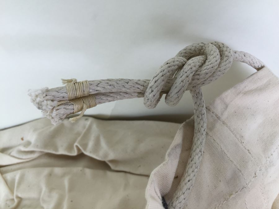 Collection Of 8 Large White Canvas U.S. Mar. Comm. Bags Mailbags Mail [Photo 6]