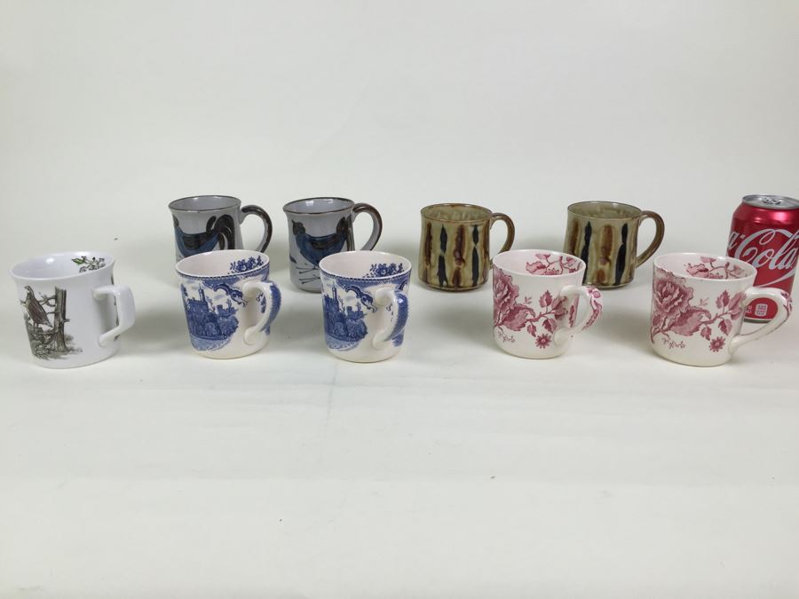 Collection Of Various Coffee Cups Including (5) Johnson Brothers Coffee Cups