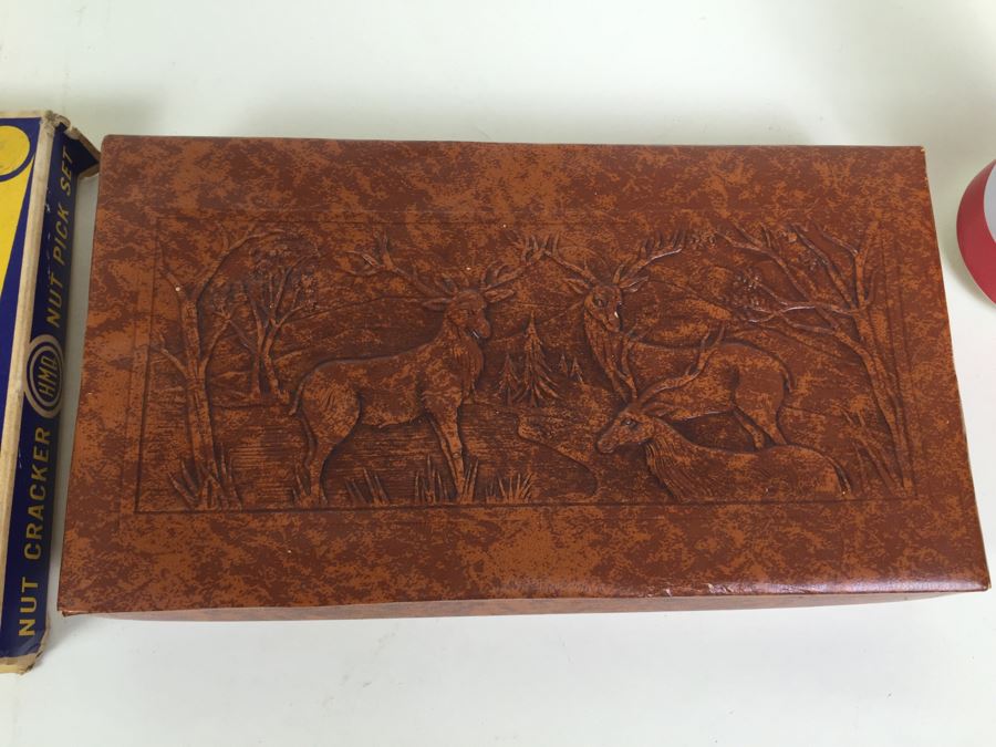 New Crown Crest Sheffield-England Stainless Steel Knives In Box And Quackenbush Nut Crackers New In Packaging [Photo 7]