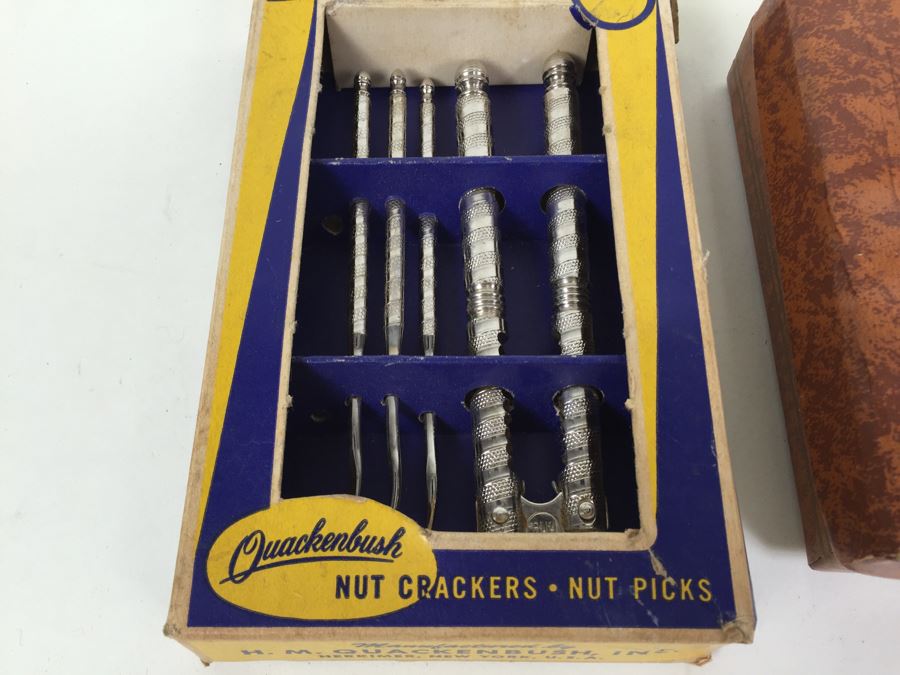 New Crown Crest Sheffield-England Stainless Steel Knives In Box And Quackenbush Nut Crackers New In Packaging [Photo 5]