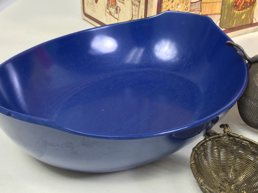 Various Vintage Kitchen Items And Appliances Including New Osterizer Blender And New Universal Can Opener-K [Photo 22]