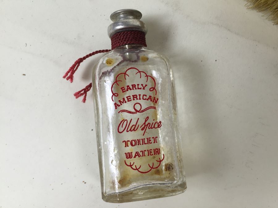 Vintage VOGUE Patterns, Curling Iron, Antique Ivory Brush And Old Spice Bottle [Photo 6]