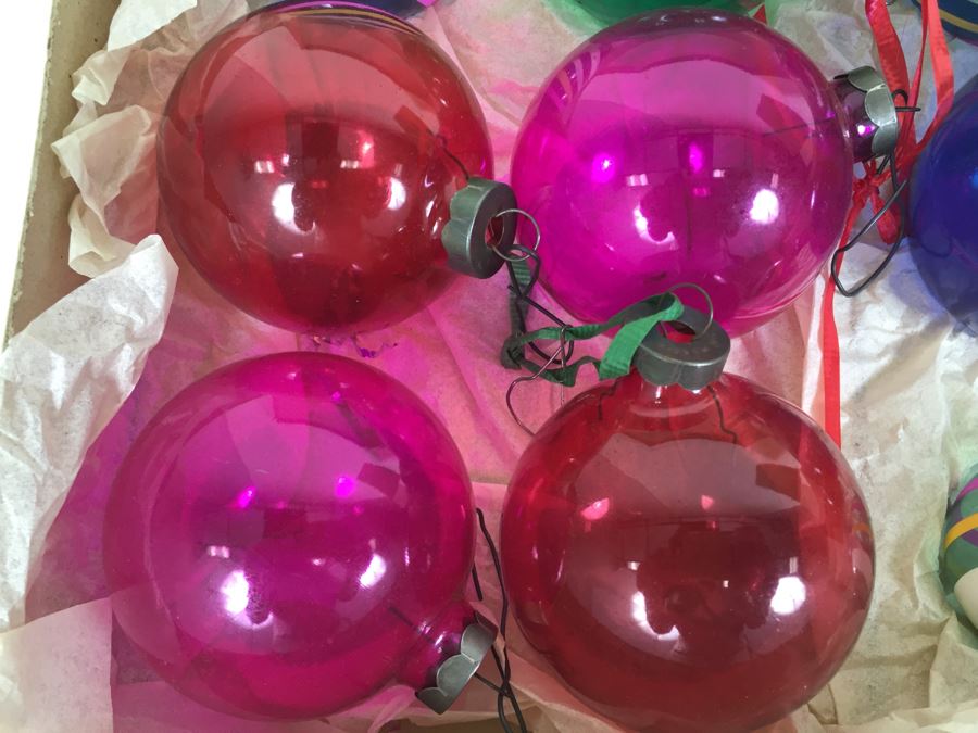 Various Vintage Glass Christmas Ornaments Ever Brite And Corning Glass Ornaments [Photo 16]