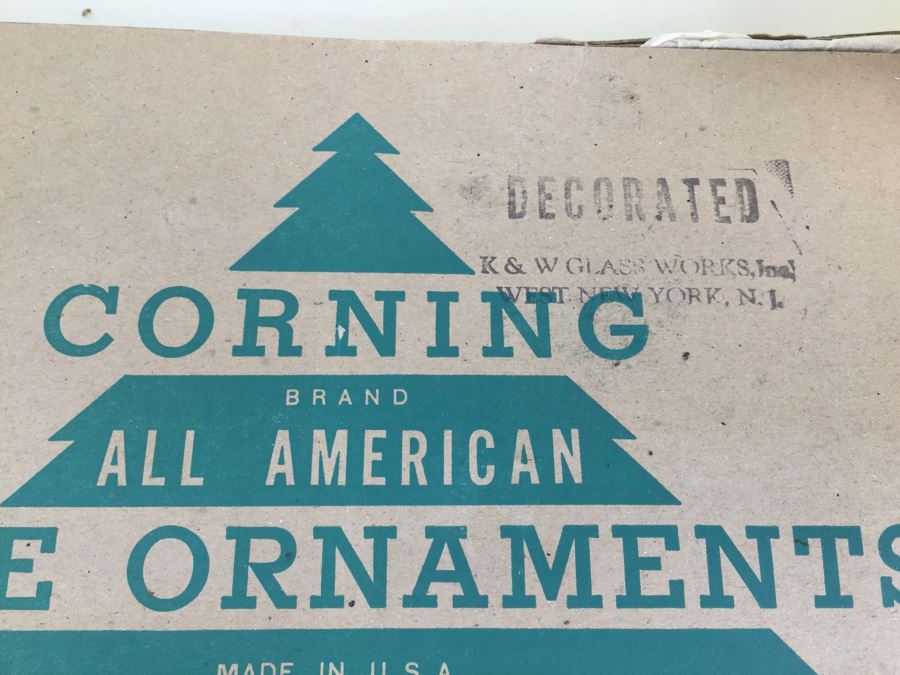 Various Vintage Glass Christmas Ornaments Ever Brite And Corning Glass Ornaments [Photo 15]