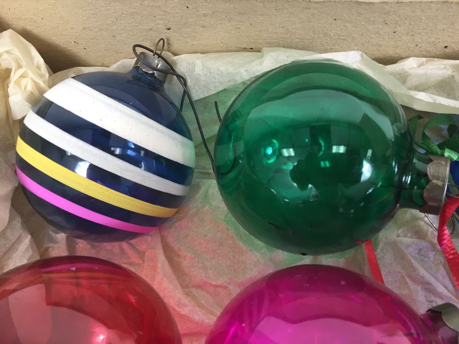 Various Vintage Glass Christmas Ornaments Ever Brite And Corning Glass Ornaments [Photo 19]