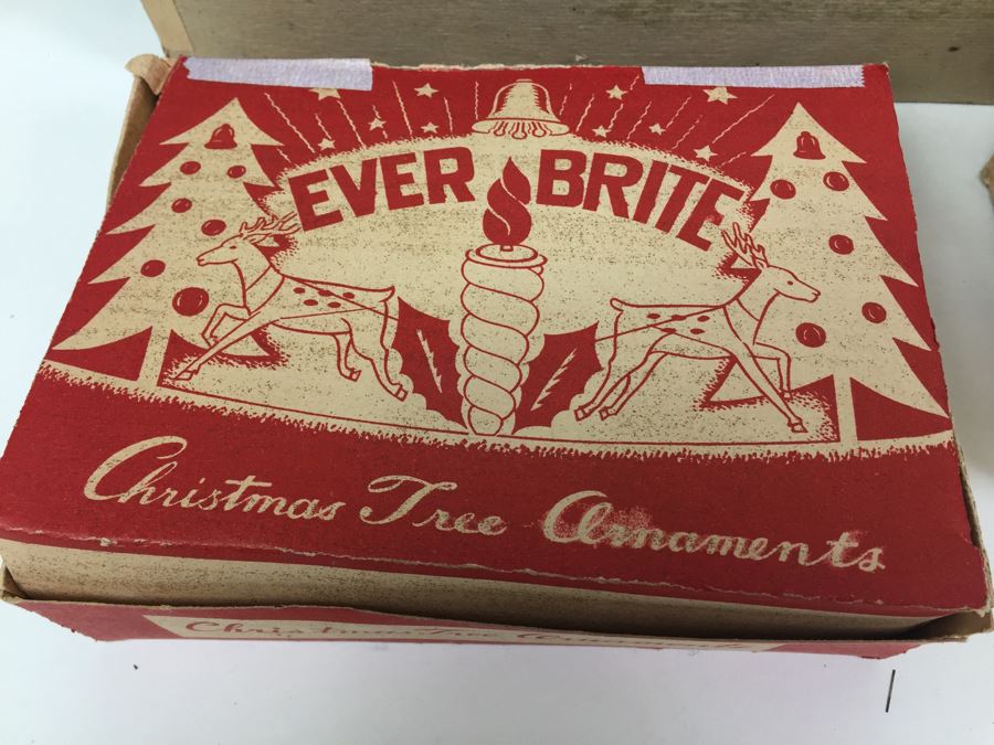 Various Vintage Glass Christmas Ornaments Ever Brite And Corning Glass Ornaments [Photo 5]