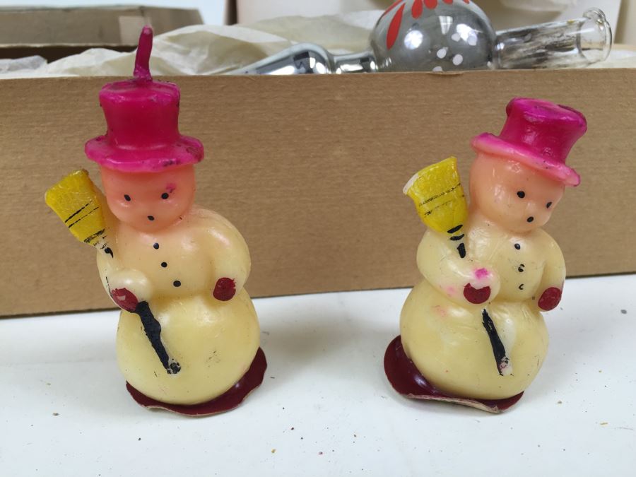 Various Vintage Glass Christmas Ornaments Ever Brite And Corning Glass Ornaments [Photo 8]