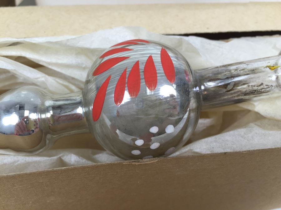 Various Vintage Glass Christmas Ornaments Ever Brite And Corning Glass Ornaments [Photo 10]