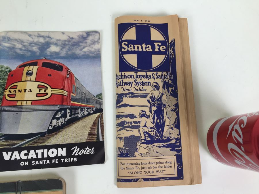 1940's Santa Fe Trains Brochures And 1939 Thomas Bros. San Francisco Street Directory And Guide [Photo 6]