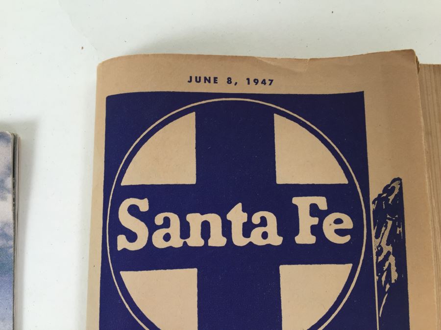 1940's Santa Fe Trains Brochures And 1939 Thomas Bros. San Francisco Street Directory And Guide [Photo 7]