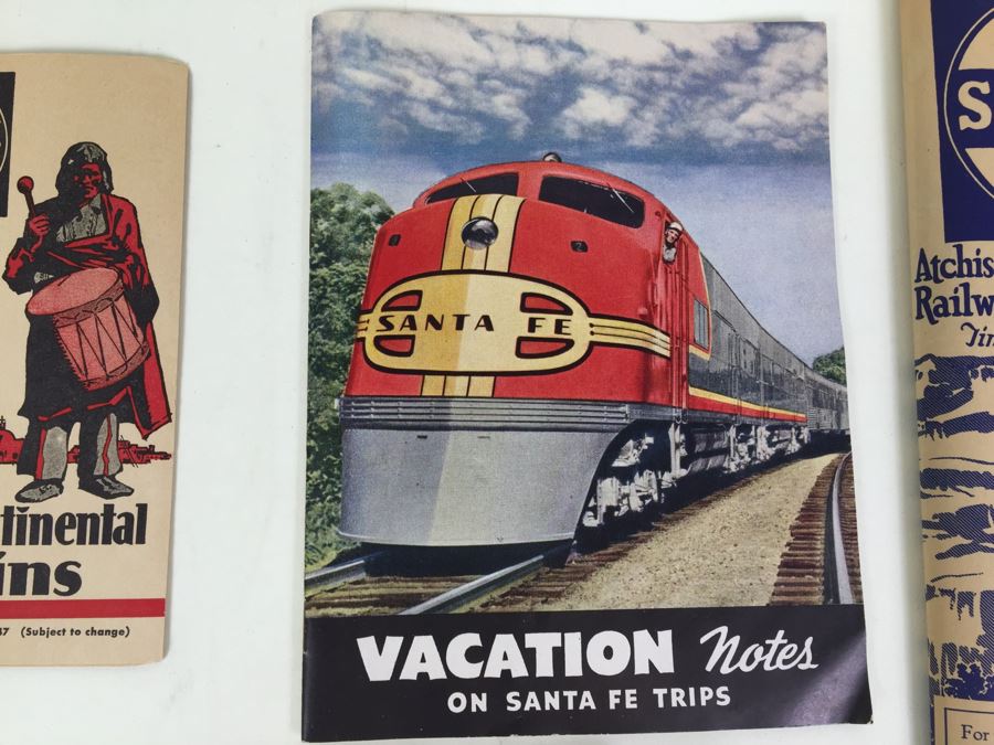 1940's Santa Fe Trains Brochures And 1939 Thomas Bros. San Francisco Street Directory And Guide [Photo 5]