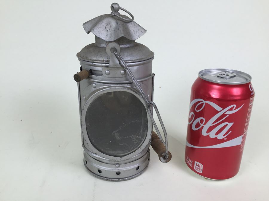 Vintage Metal Japanese Signal Lantern [Photo 1]