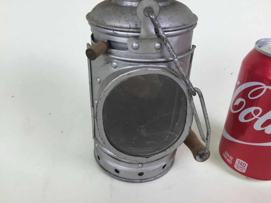 Vintage Metal Japanese Signal Lantern [Photo 5]