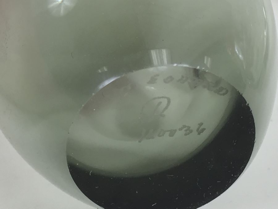 Kastrup-Holmegaard Made In Denmark Signed Glass Vase And Erickson Glass Bowl [Photo 7]