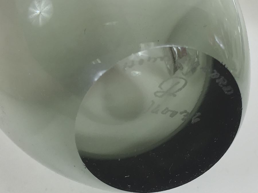 Kastrup-Holmegaard Made In Denmark Signed Glass Vase And Erickson Glass Bowl [Photo 8]