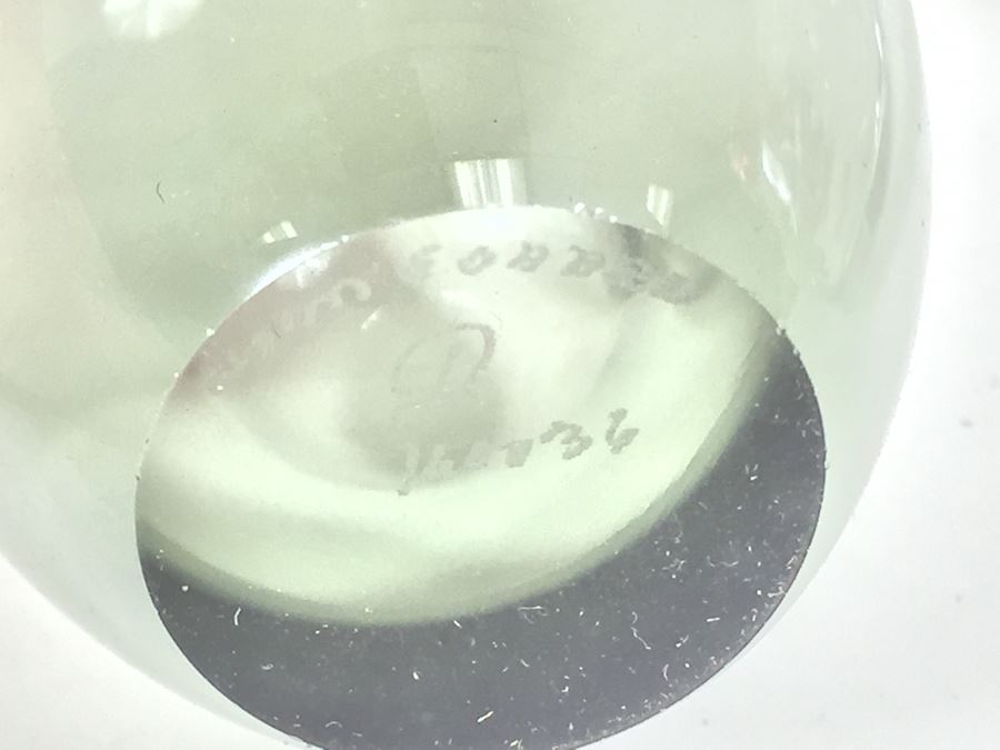 Kastrup-Holmegaard Made In Denmark Signed Glass Vase And Erickson Glass Bowl [Photo 6]