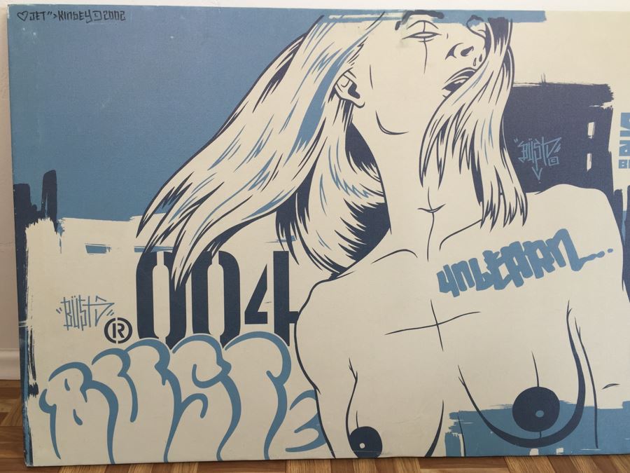 Signed Dave Kinsey Magazine Cover Screen Print Sex Art & Bombing Rare