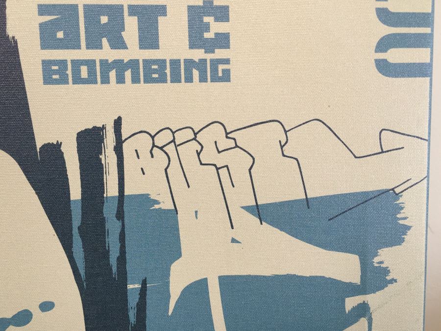 Signed Dave Kinsey Magazine Cover Screen Print Sex Art & Bombing Rare [Photo 12]