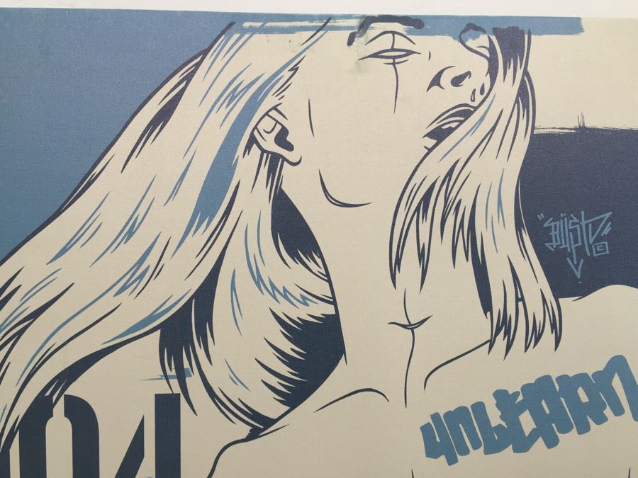 Signed Dave Kinsey Magazine Cover Screen Print Sex Art & Bombing Rare [Photo 13]