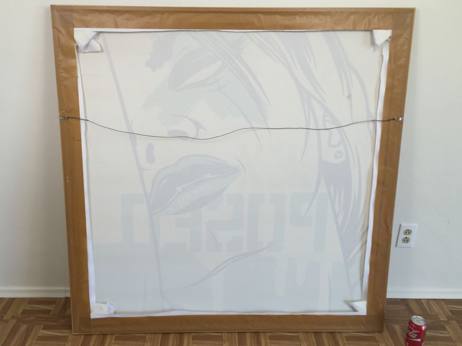 Signed Dave Kinsey One-Of-A-Kind Screen Print 4' x 4' Sex Posed Estimate $850 [Photo 10]