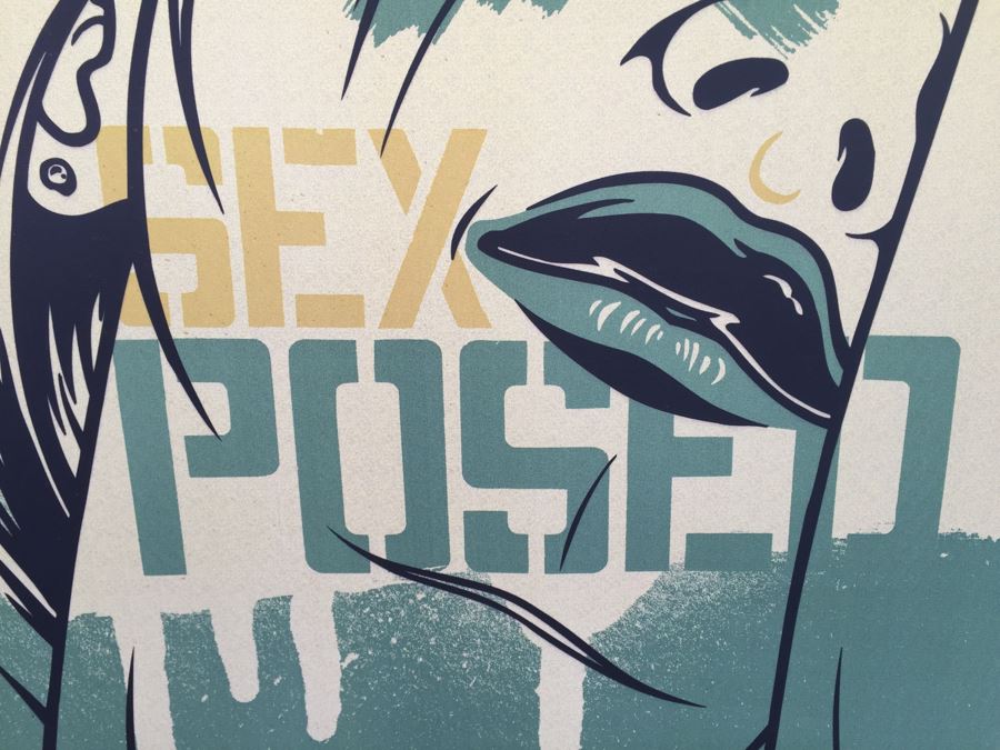 Signed Dave Kinsey One-Of-A-Kind Screen Print 4' x 4' Sex Posed Estimate $850 [Photo 7]