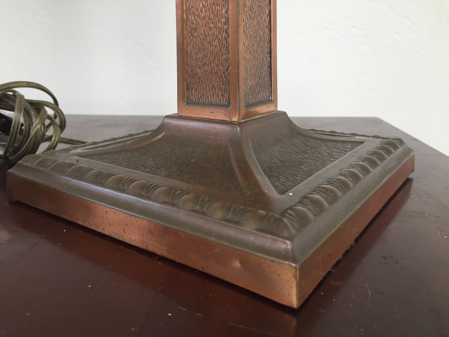 Pair Of Craftsman Table Lamps With Capiz Shades [Photo 17]