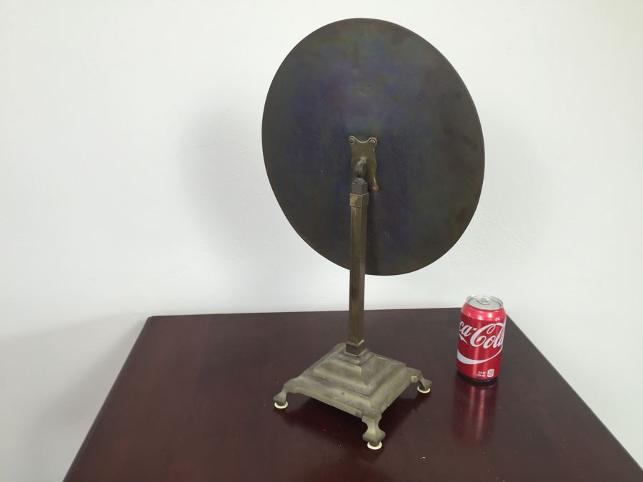 Vintage Adjustable Brass Vanity Table Mirror [Photo 3]