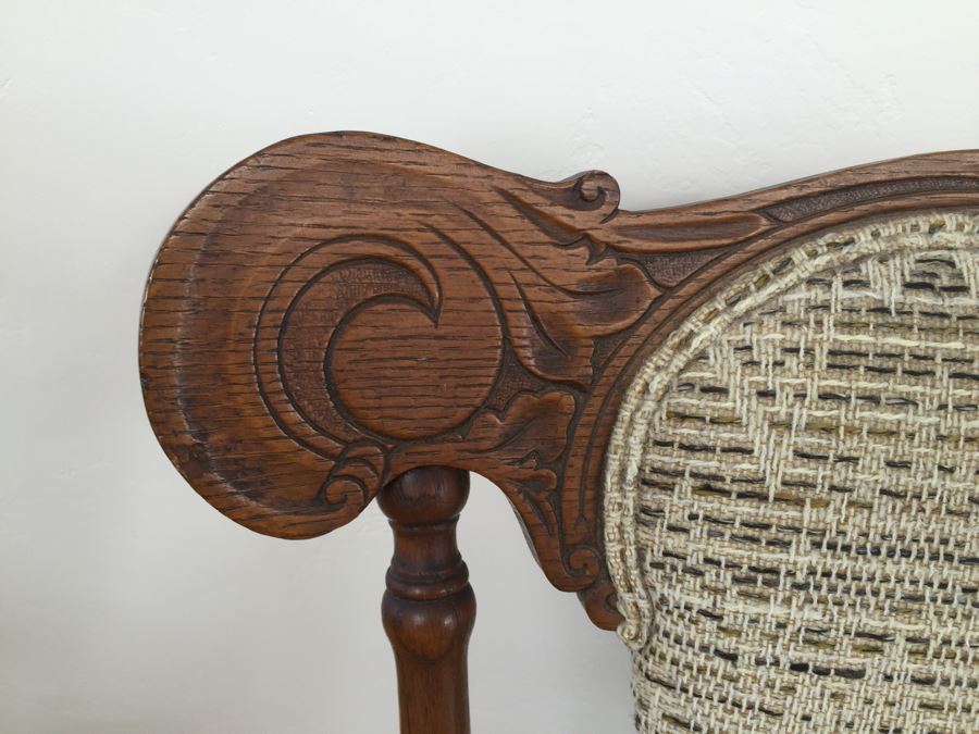Old Oak Wooden Rocker Chair [Photo 11]