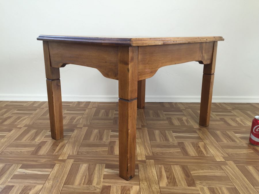 Vintage Wooden Side Table [Photo 7]