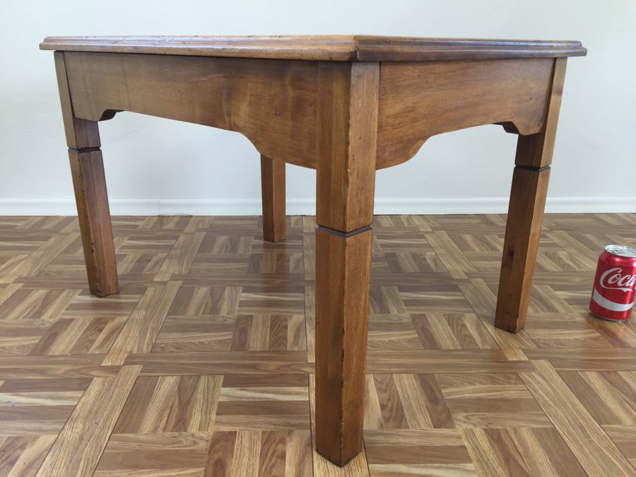 Vintage Wooden Side Table [Photo 2]