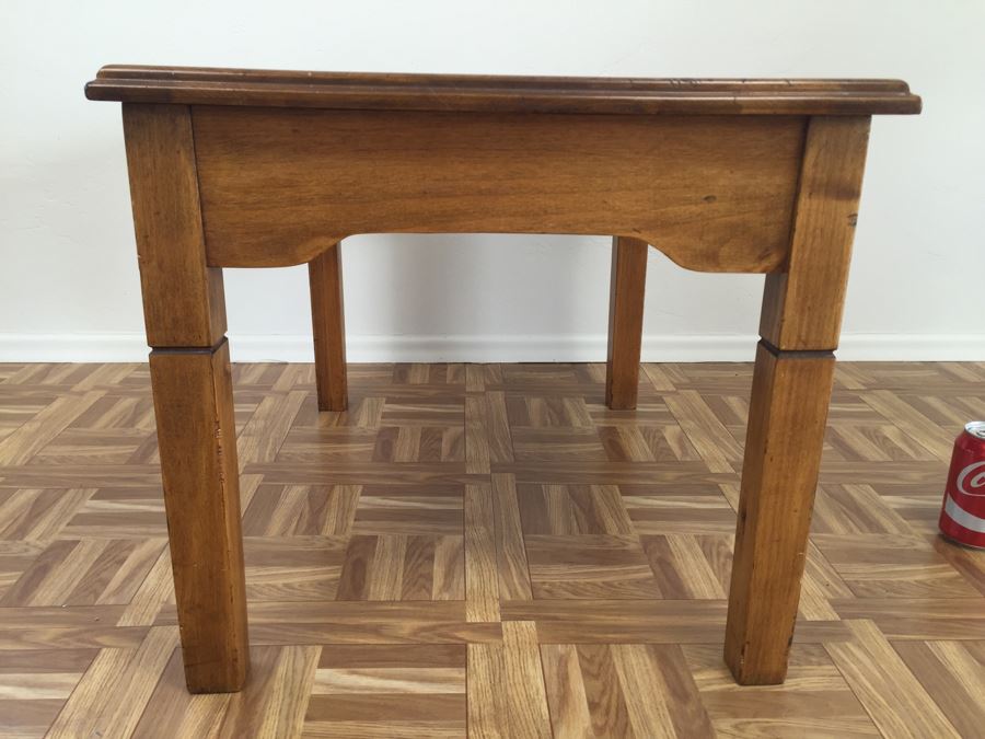 Vintage Wooden Side Table [Photo 8]