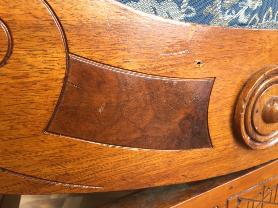 Stunning Eastlake Wooden Platform Rocker Rocking Chair With Detailed Wood Carvings [Photo 6]