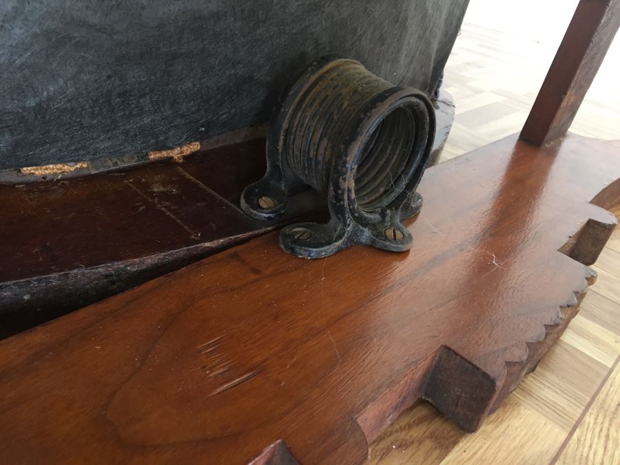 Stunning Eastlake Wooden Platform Rocker Rocking Chair With Detailed Wood Carvings [Photo 32]