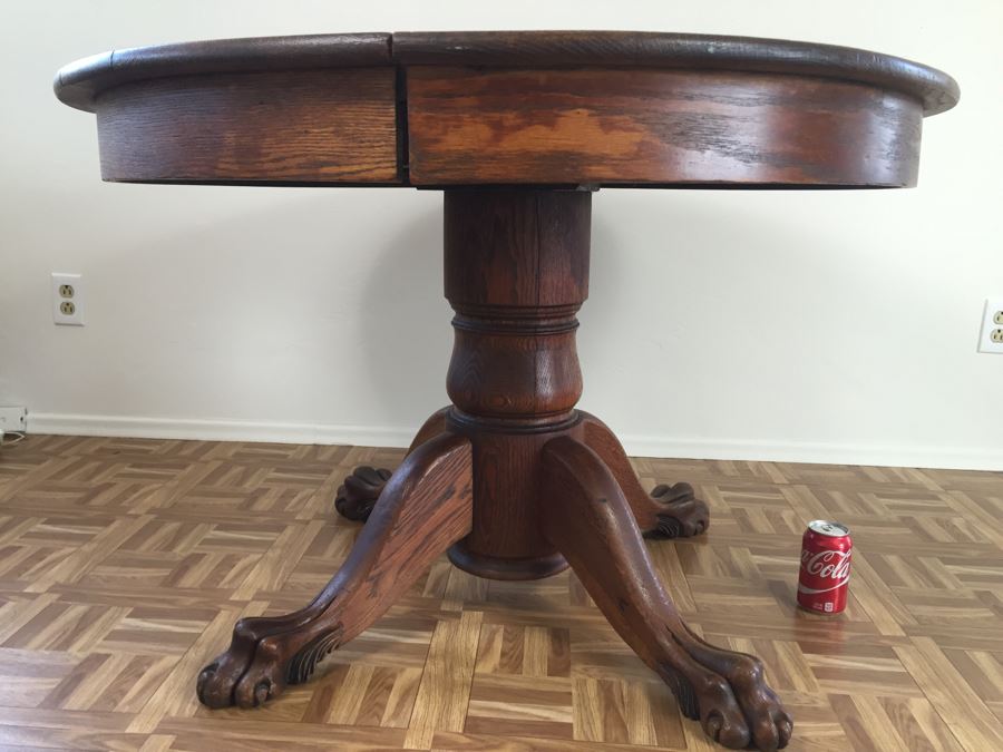 ball footed dining room table