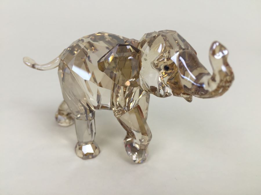 swarovski crystal small elephant