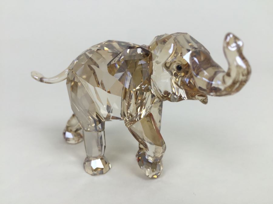 swarovski crystal small elephant