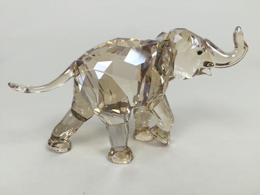 swarovski crystal small elephant