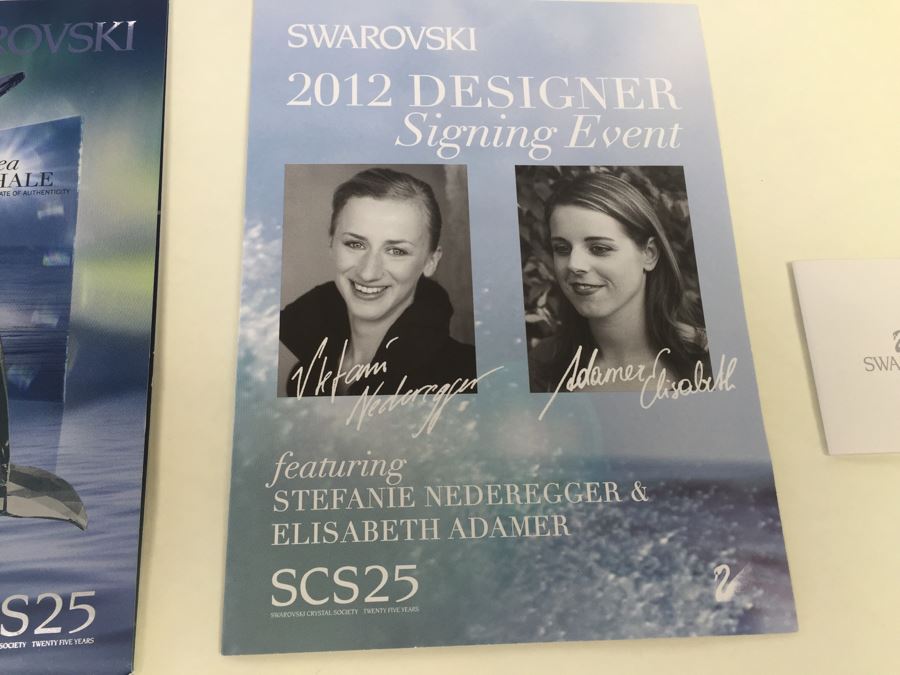 Swarovski Crystal Society SCS 2012 Paikea Whale With Original Box Retails $530 [Photo 9]