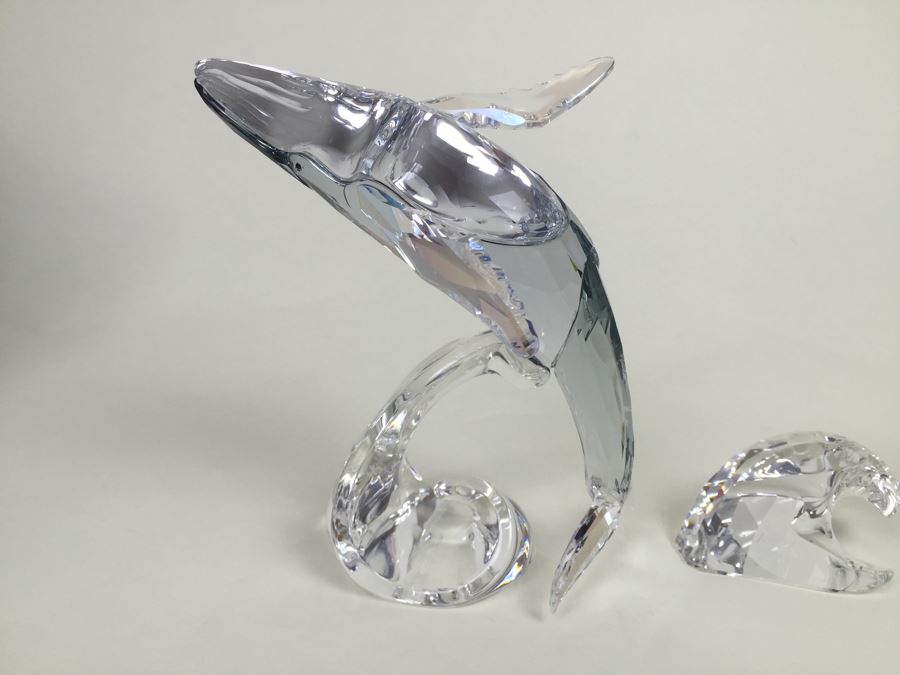 Swarovski Crystal Society SCS 2012 Paikea Whale With Original Box Retails $530 [Photo 22]