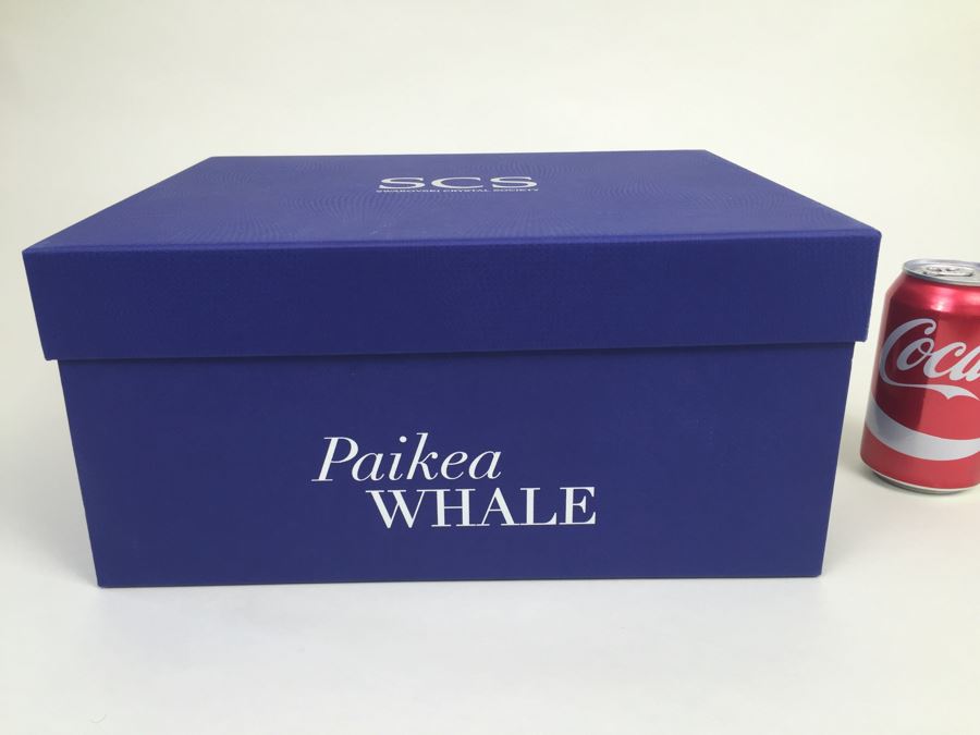 Swarovski Crystal Society SCS 2012 Paikea Whale With Original Box Retails $530