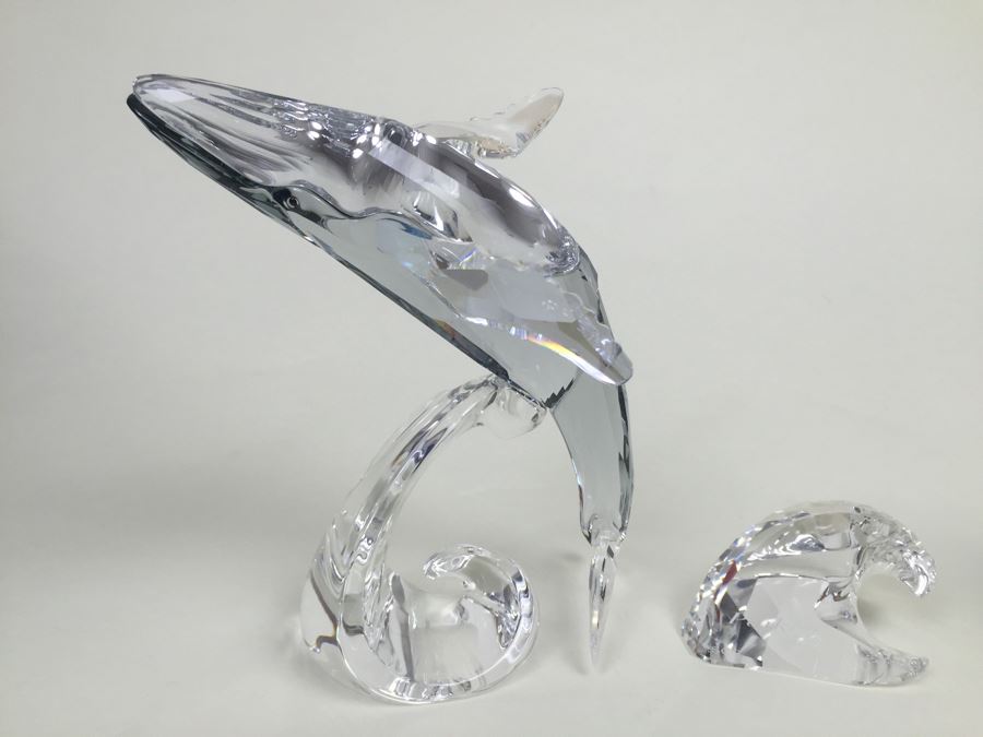 Swarovski Crystal Society SCS 2012 Paikea Whale With Original Box Retails $530 [Photo 3]
