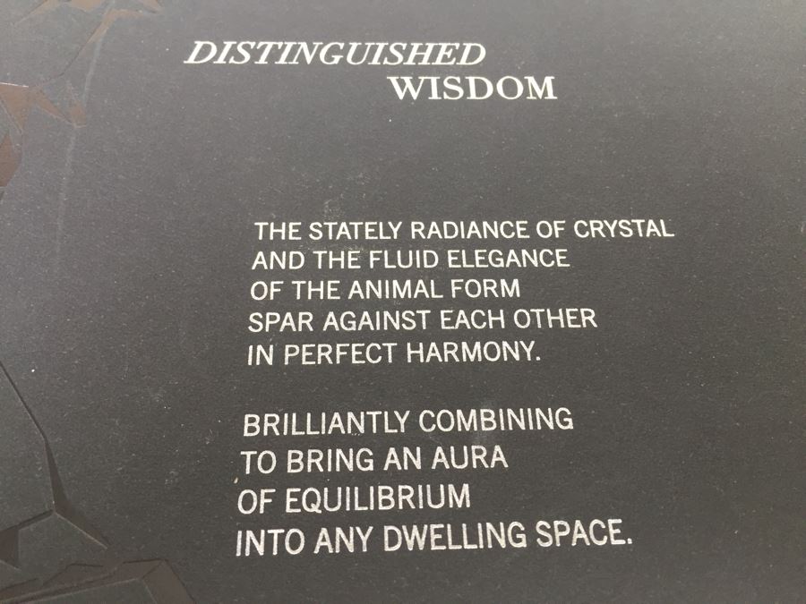 GRAND Swarovski Elephant Full-Colored On Cut Emerald Pearl Granite Base With Original Box And White Gloves Retails $1,690 [Photo 9]