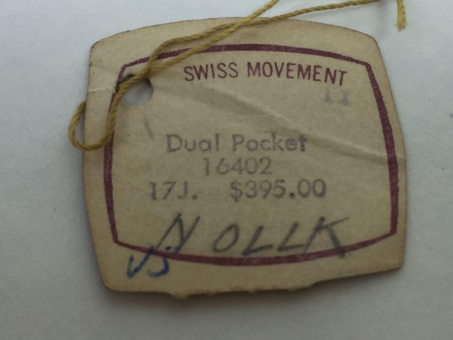 Longines Dual Pocket Watch Swiss Movement 16402 17 Jewels Checking Gold With Original Case And Tag [Photo 11]