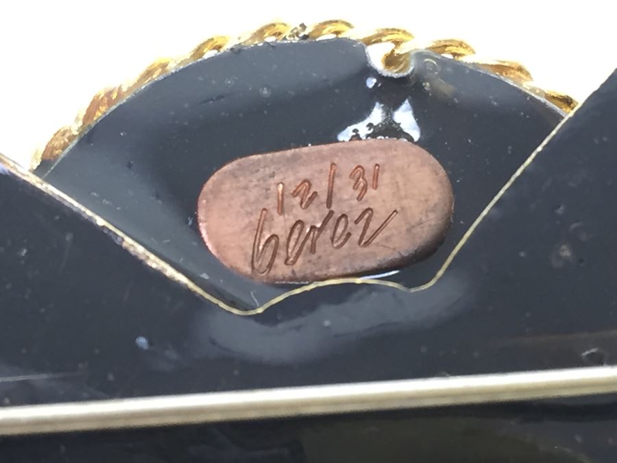 Korbel Champagne Cellars Pin Dated December 1931 Signed [Photo 3]