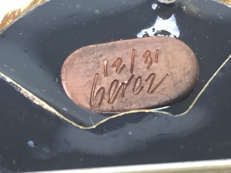 Korbel Champagne Cellars Pin Dated December 1931 Signed [Photo 12]